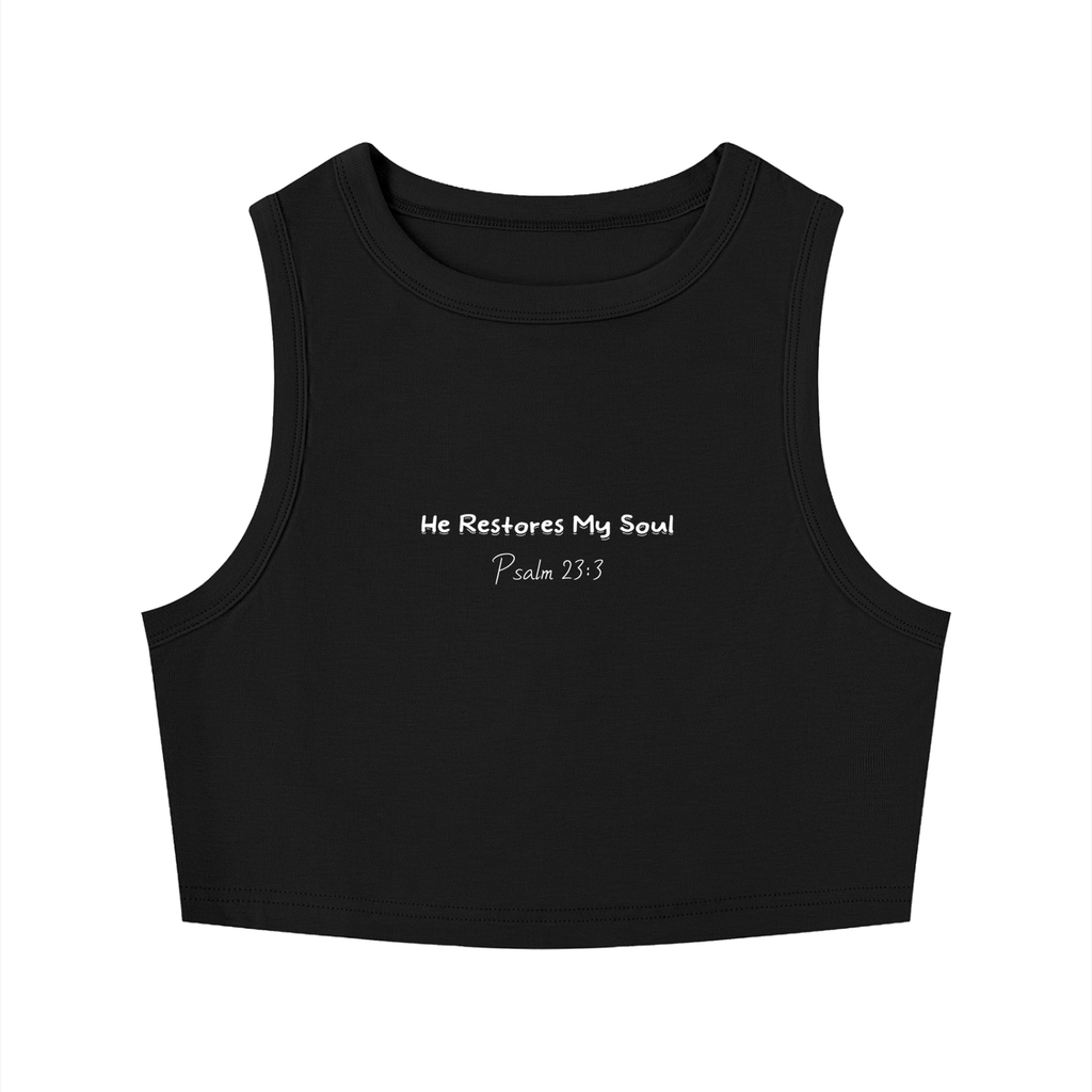 Women's Tight Crewneck Crop Tank Top
