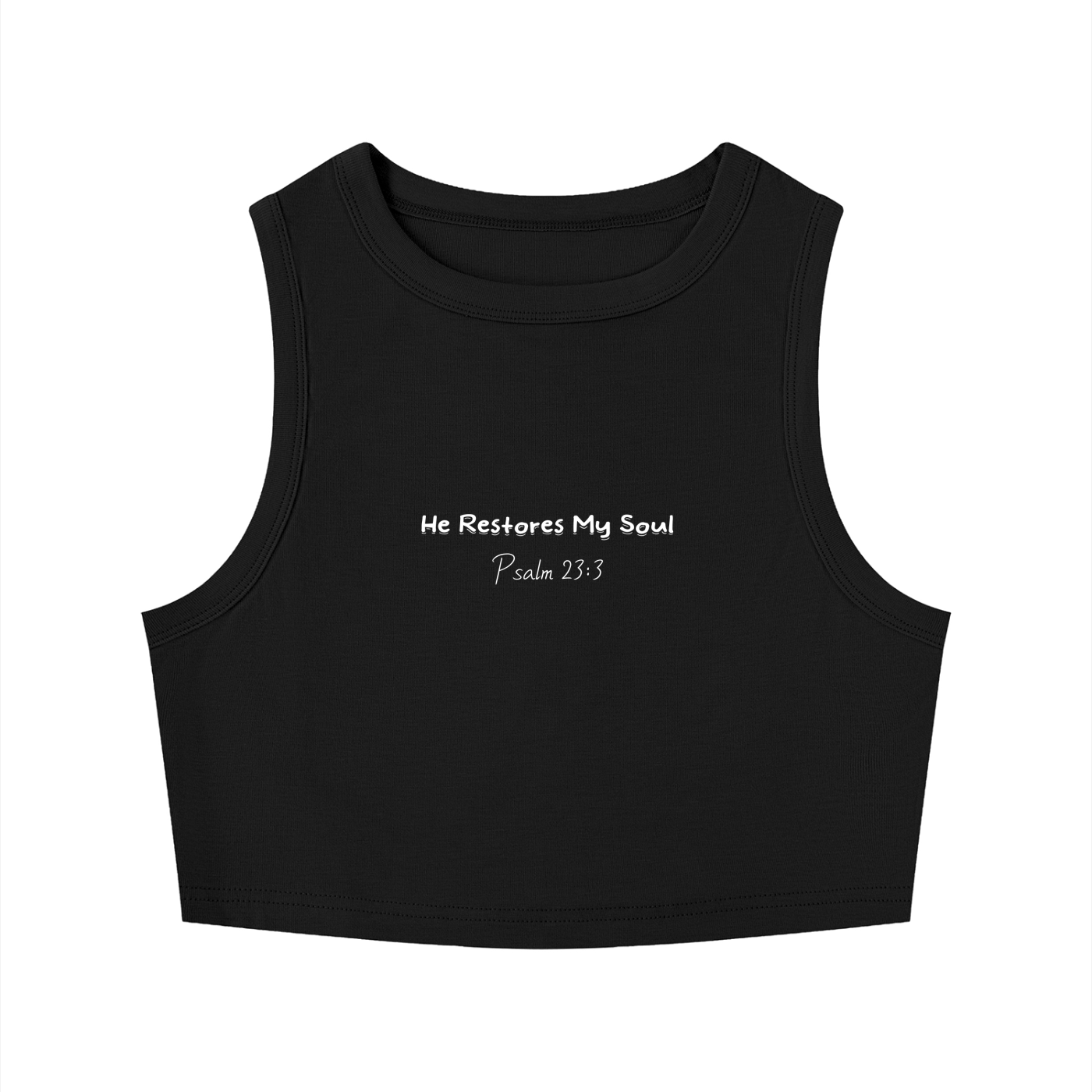 Women's Tight Crewneck Crop Tank Top