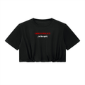 Women’s Crop Bubble Hem T-Shirt