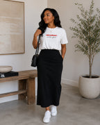 Women’s Crop Bubble Hem T-Shirt