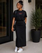 Women’s Crop Bubble Hem T-Shirt