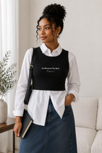 Women's Tight Crewneck Cropped Shirt Add On
